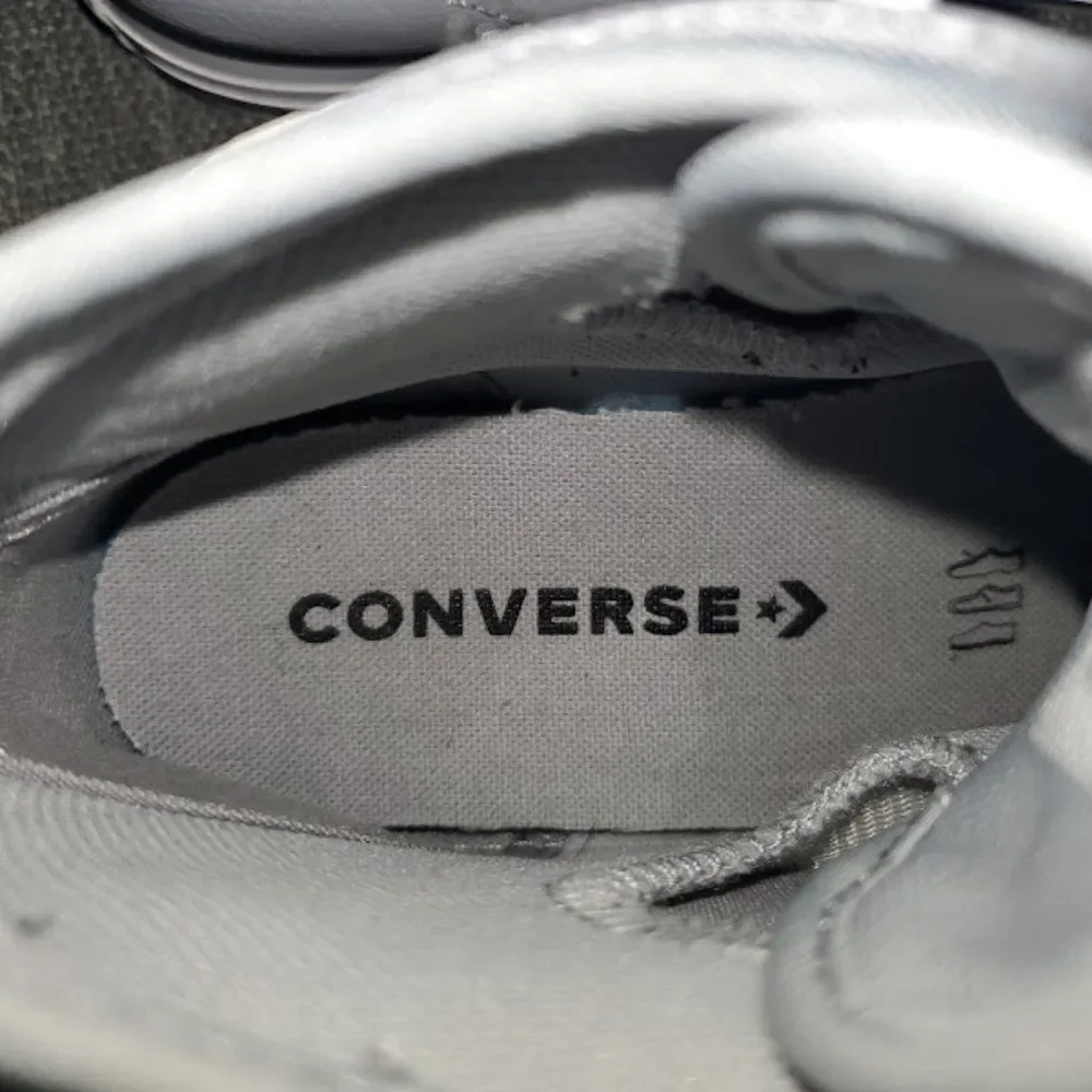 Converse Kids Chuck Taylor All Star Syde Street Leather Youth Mid Grey S…